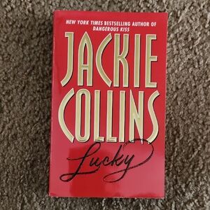 Jackie Collins 'Lucky' Book - Soft Cover